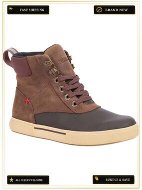 Women's 6 Inch Leather Lace Ankle Deck Boot